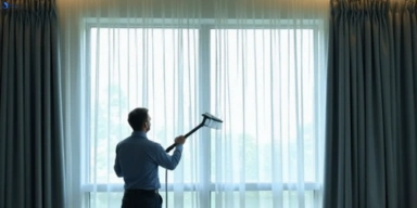 Commercial drapes cleaning service coalfalls hotels offices