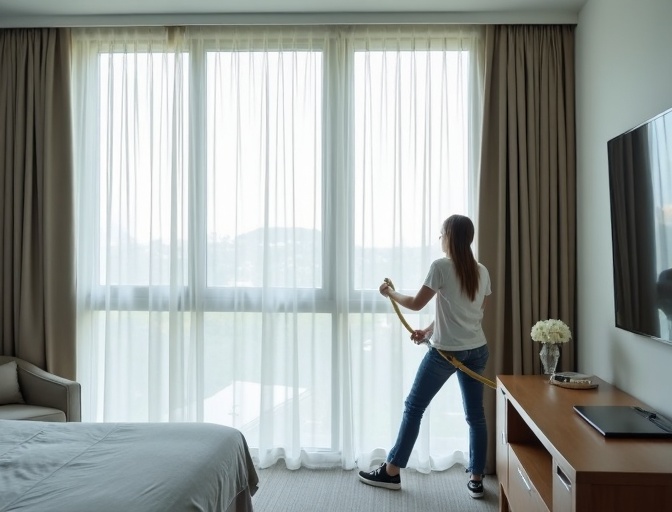 Coalfalls Sheer Curtain Cleaning